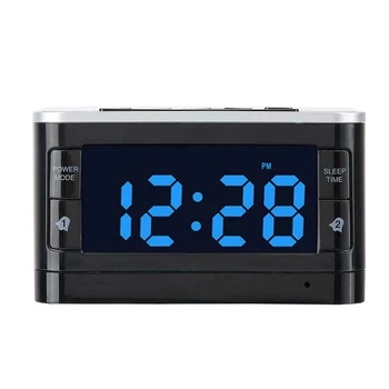 

T8 Bluetooth Speaker SNOOZE Alarm Clock FM Radio with Wireless Charger USB OTG Port Remote Control for IPhone Samsung