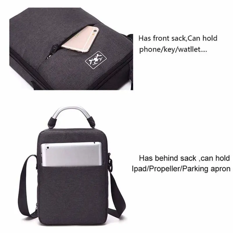 Горячая водонепроницаемая сумка для хранения Портативная сумка на плечо прочная сумка для DJI Mavic Air для DJI Mavic air (черный)