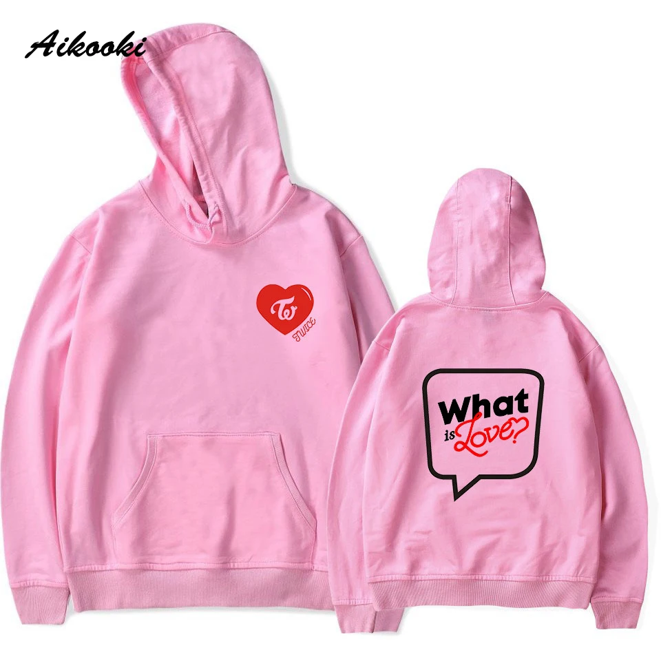 

Peculiar K-pop Coat Hoodies Boys Sweatshirts Fashion Trendy Popular What Is Love Twice Leisure Casual High Quality Full Aikooki