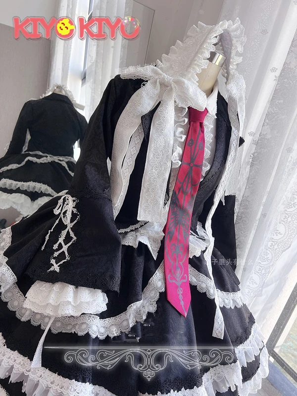 Danganronpa: Trigger 해피 하복 야스히로 타에코 셀레스티아 루덴베르크 코스프레 의상, 여성 고딕 로리타 드레스, 맞춤 제작