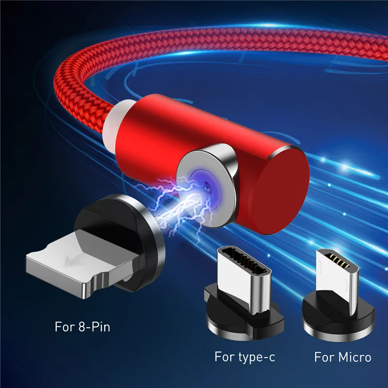 GTWIN Магнитный Micro USB кабель для iPhone 11 Max samsung S10 S9 Xiaomi usb type C зарядный Шнур мобильного