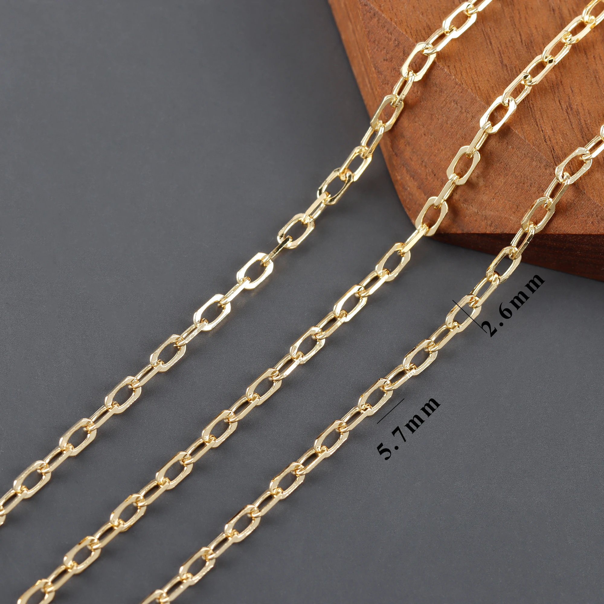 GUFEATHER,1 메터/몫,C86,보석 액세서리,diy 체인,패스 REACH,니켈 프리,18k 골드 도금,구리 금속,diy 팔찌 목걸이