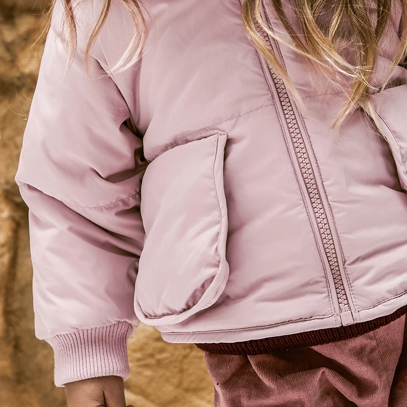 Minibalabala/детская одежда из хлопка; хлопковое пальто для девочек; Новинка года; зимнее хлопковое пальто из овечьей шерсти для маленьких девочек
