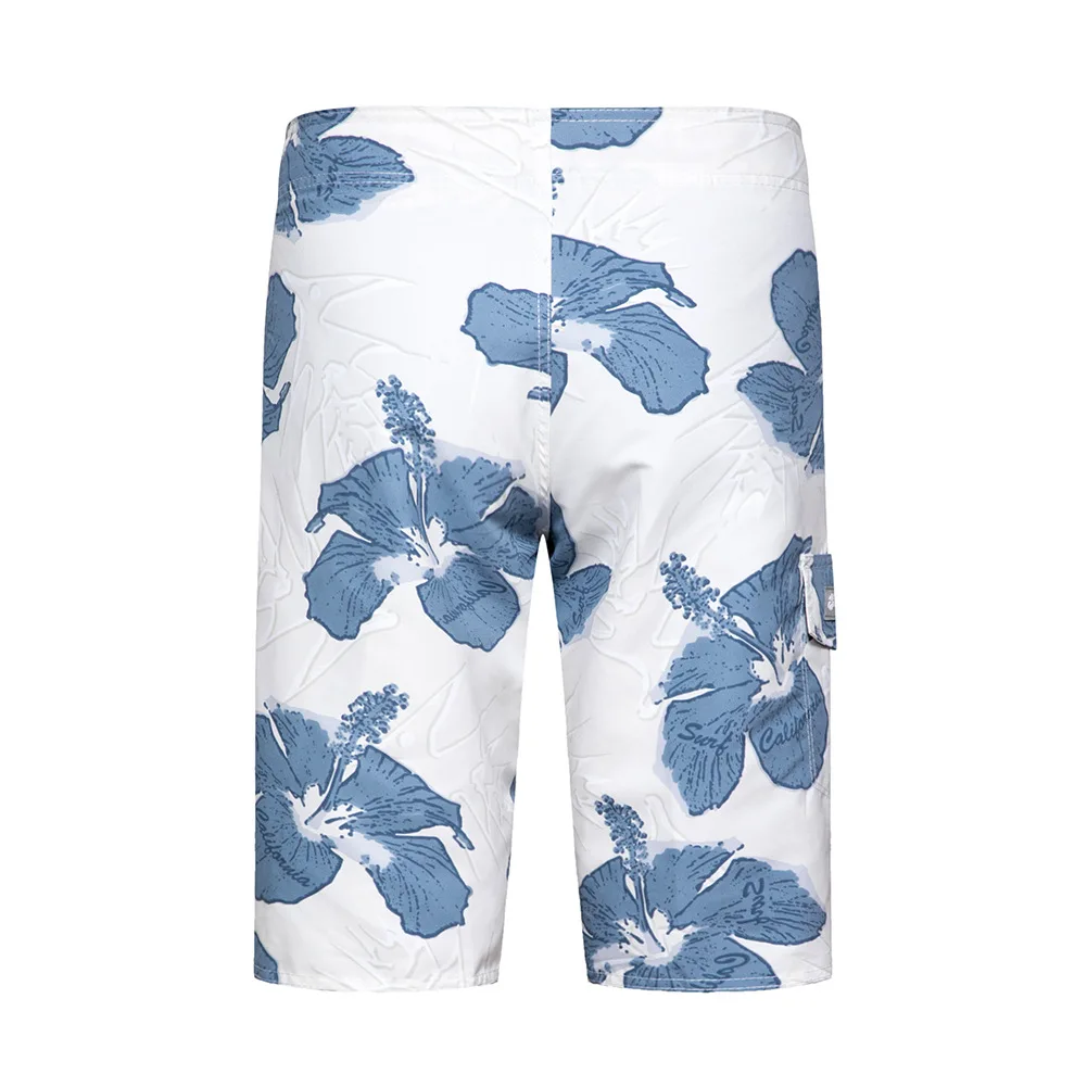 Summer Men Swimwear Trunks Flower Print Quick-drying Swiming Shorts for Men Swimsuits Trunks Surf Board Shorts Bathing Suit 2020