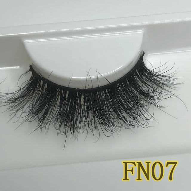 Mikiwi FN Natural Mink Lashes 10-12MM Super Fluffy Short Eyelashes Faux Cils GB Popular Messy Lashes Less Hair Faux Lashes FN07