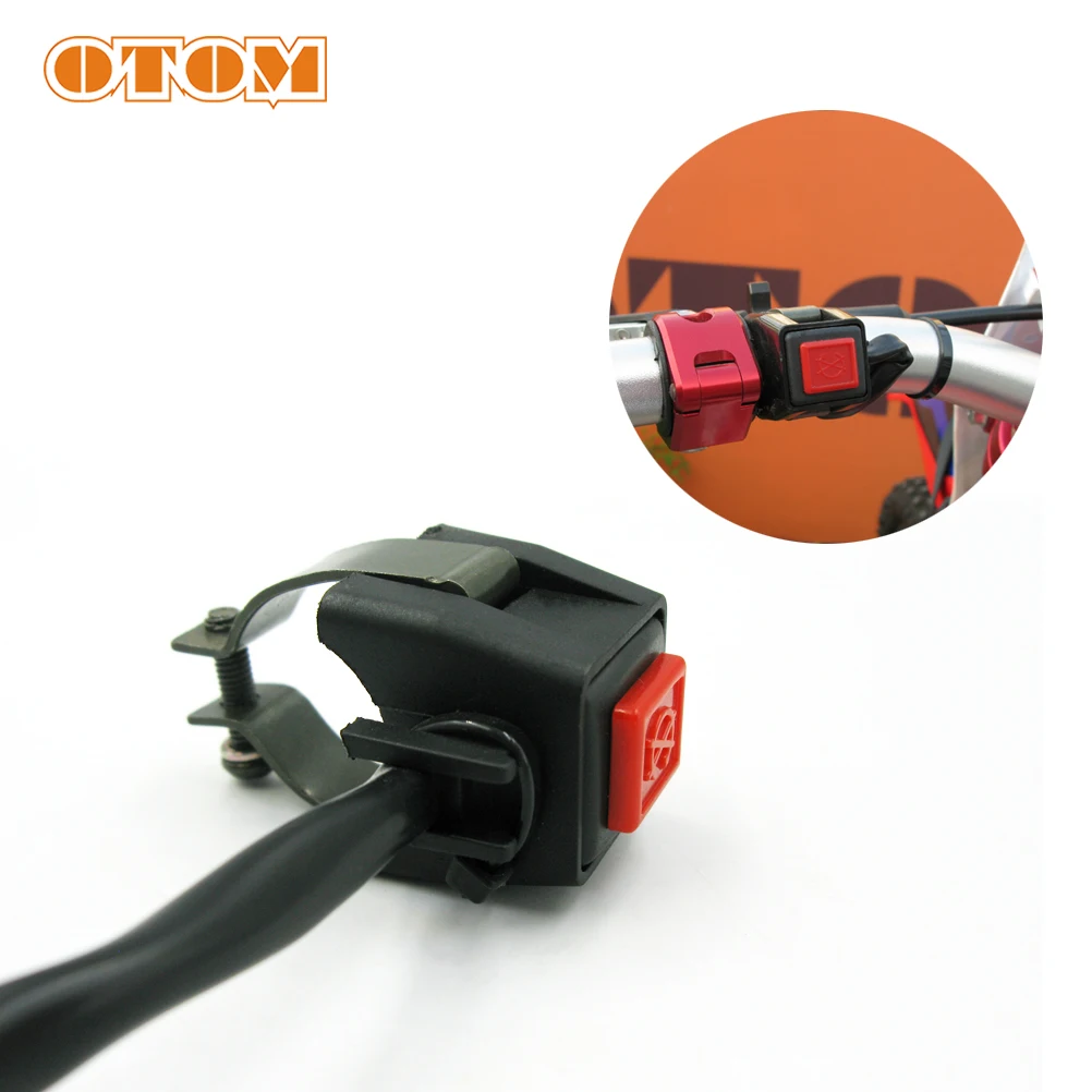 Универсальная кнопка включения/выключения на руль мотоцикла OTOM для KTM HONDA KAWASAKI SUZUKI YAMAHA ATV Dirt Bike