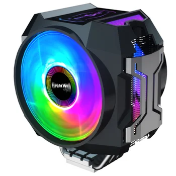 

PC Computer Water Cooling Accessories G600 6 Heat Pipes CPU Dual Fan PWM ARGB Lighting Mute Quiet Cooling Radiator