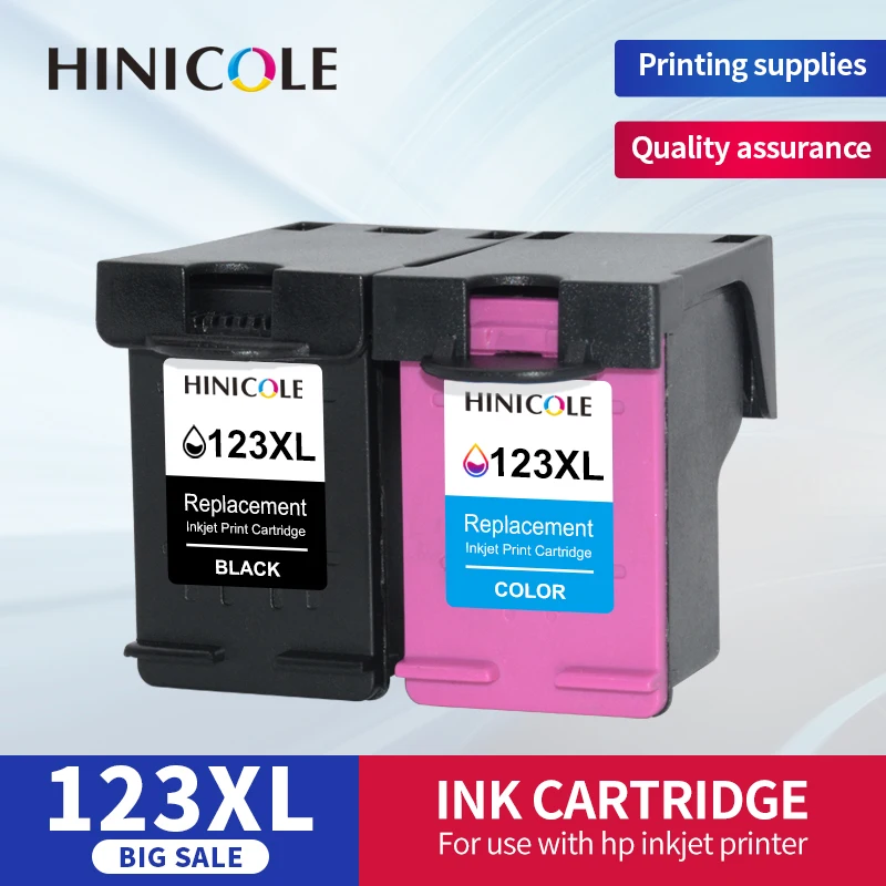 Hinicole Per Hp 123 123Xl Cartuccia Di Stampa Per Hp Deskjet 2620 2630 2130 3639 2132 2133 2134 3630 3632 3637