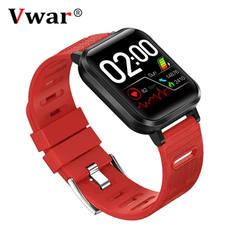 

Vwar P8 Plus Smartwatch 24-hour Heart Rate Monitor IP68 Waterproof Fitness Watches Multiple Sport Mode Smart Band for Xiaomi IOS