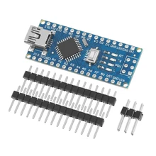 1 Uds para arduino Nano ATMEGA328P Mini USB con el cargador de arranque compatible Nano 3,0 controlador para arduino CH340 controlador USB 16Mhz