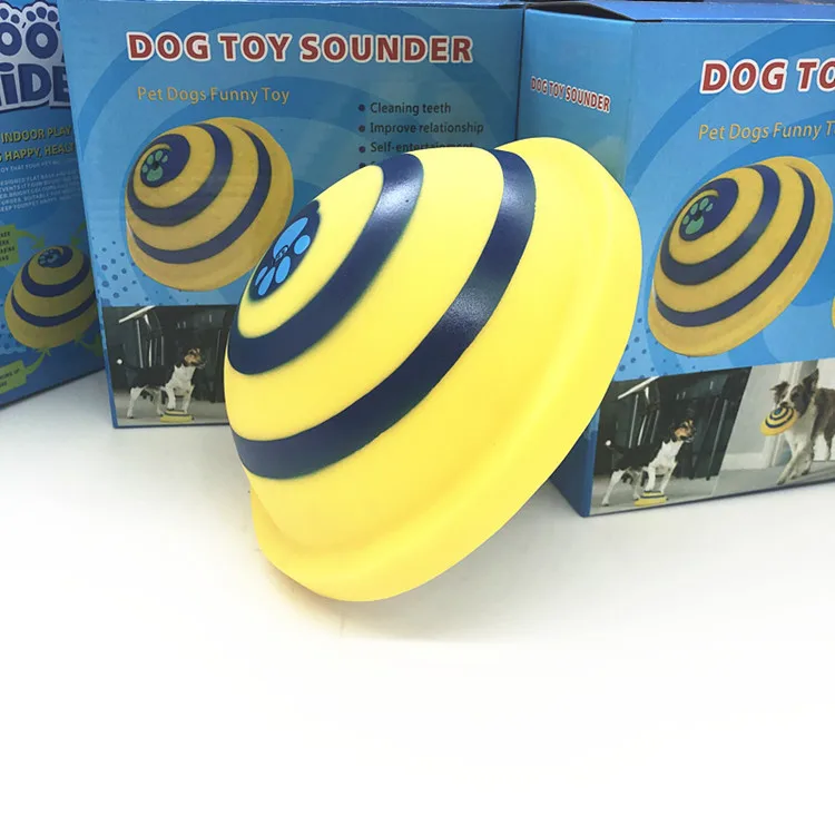 Игрушки для собак пищащий звучащий диск Гав планер домашние собаки интерактивный вокальный шар собака Жевательная собака зуб шар Чистая еда мяч игрушка для домашних животных