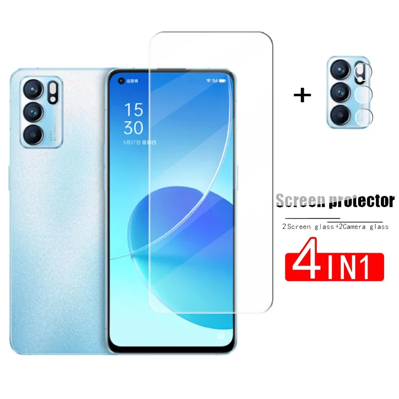 

Full Gule Glass For Reno 6 5G Screen Protector For OPPO Reno 6 Reno 6 Lite Tempered Glass Protective Phone Film For Reno 6