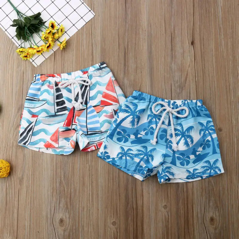 Модный тренд; пляжные шорты для маленьких мальчиков; одежда для купания в гавайском стиле; купальный костюм; Лидер продаж; Летние праздничные плавки