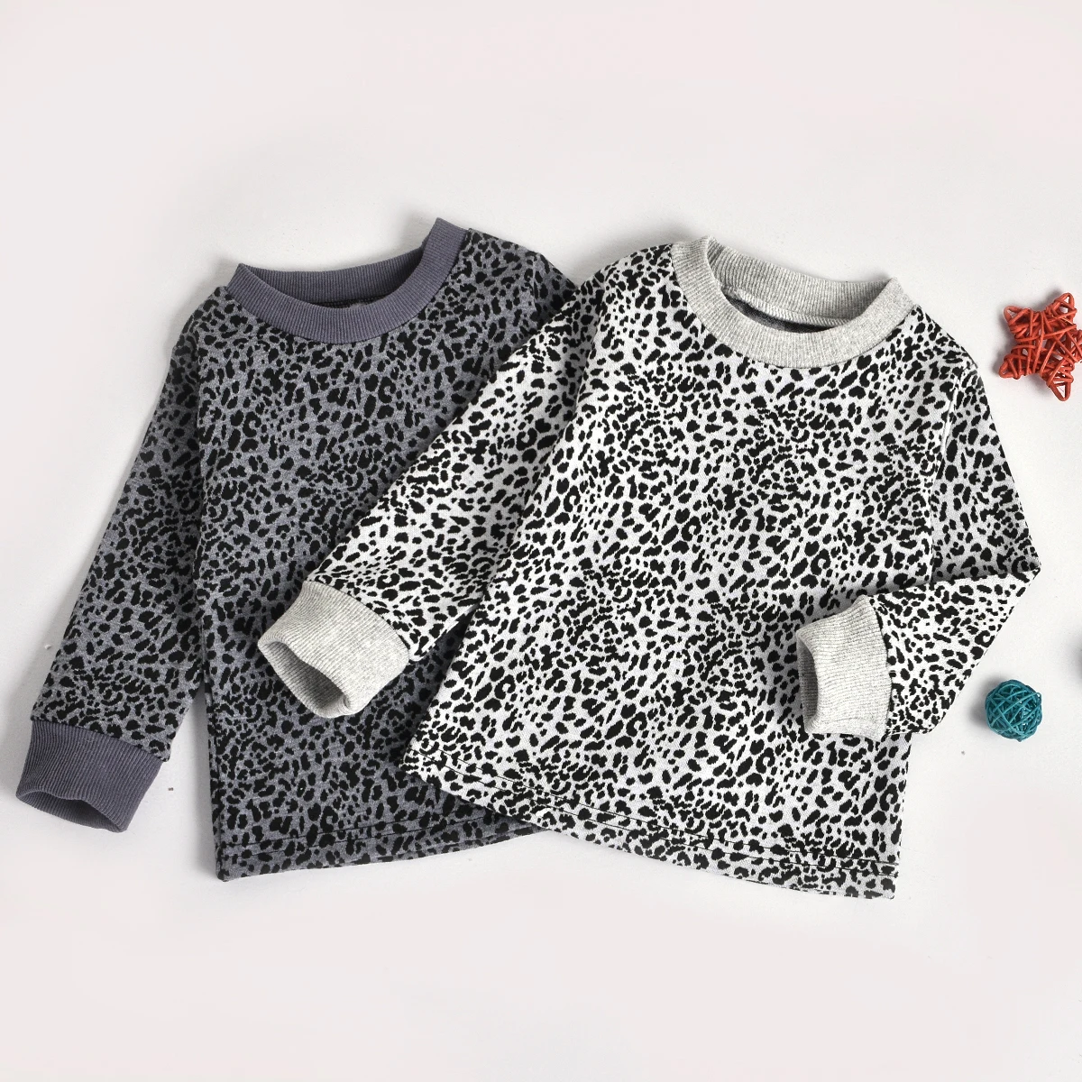 FOCUSNORM 1 5Y Autumn Causal Kids Girls Boys Sweatshirt Tops 2 Colors