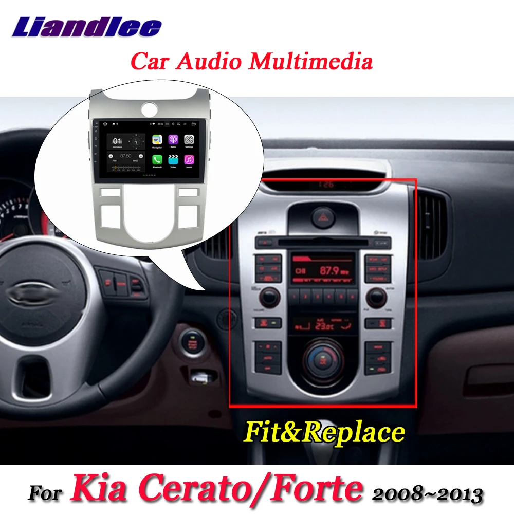 Liandlee автомобильная система Android для Kia Cerato / Forte 2008 ~ 2013 стерео радио видео Wifi GPS