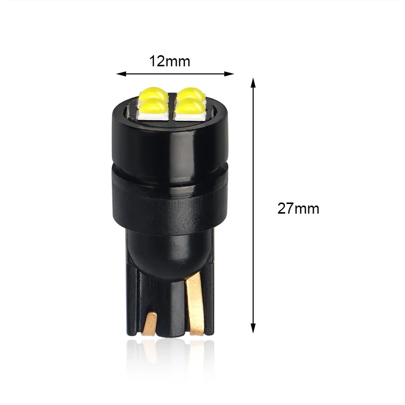 2x T10 светодиодный светильник с can-bus дневные ходовые огни 12V Белый 5W5 светодиодный T10 W5W лампы салона Купол, на танкетке, с боковой номерной знак лампы 3030 4 SMD