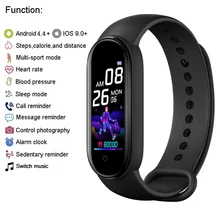 

M5 Smart Band Bluetooth-compatible Sport Fitness Tracker Pedometer Men Heart Rate Monitor Call Reminder Smart Bracelet Men women