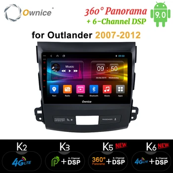 

Ownice DSP Android 9.0 Car Radio GPS Player Navi for Mitsubishi Outlander 2007 K3 K5 K6 4G Octa Core Radio 360 Panorama Optical
