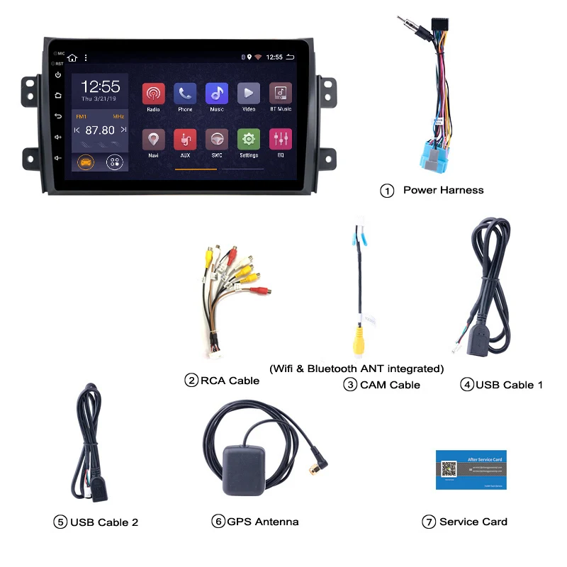 Discount Android 9 gps For Suzuki SX4 2006 2007 2008 2009 2010 2011 2012 2Din Car Radio Tape Recorder Stereo WIFI RDS Car dvd Player 5
