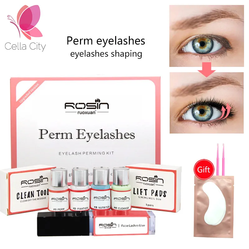 

Cellacity Lash lift Kit Makeup Eyelash Perming Kit Lashes Perm Set Dropshipping DIY Mini Eyelash Perming Kit with Rods Glue