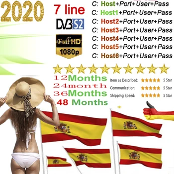 

egygold.net OSCAM cline for 1 year Europe Spain Portugal Poland Stable for DVB-S2 Satellite Receiver Receptor