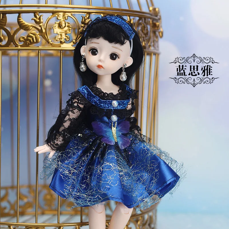 BJD 1/6 Doll Set 28cm Heigh Dress Up Girl Toy Doll Clothes Set Doll Casual Set Diy Toys for Children 13