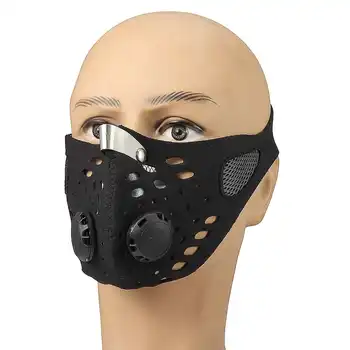 

Motorcycle Face Mask Carbon Anti Dust Mask Outdoor Bicycle Riding Half Face Mouth Filter Protection Painting Spraying Respirator