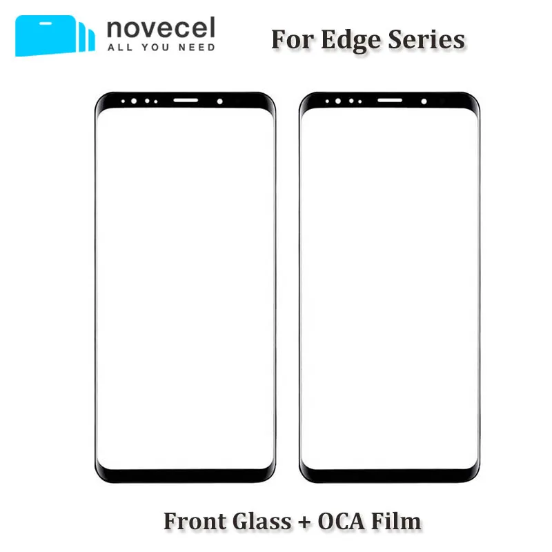 

5pcs/lot 2 in 1 A+ Front Glass Lens with OCA Assembly For Samsung Galaxy S7edge S8 S9 + Note 8 9 Cracked Touch Glass Replacement