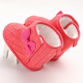 

Newborn Baby Toddler Boys Girls Knitted Anti-Slip Boots Warm Slippers Crib Shoes 0-18M Baby winter warm soft sole shoes boots