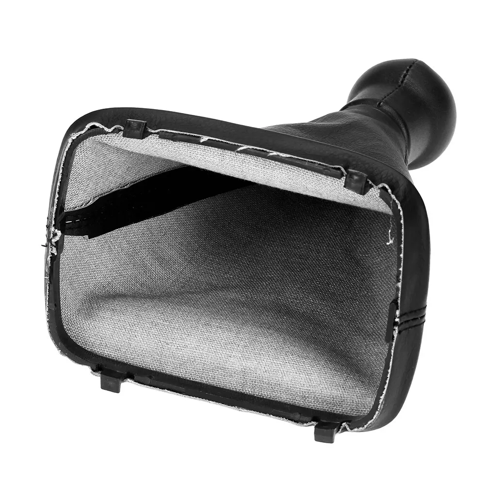 

car-styling 5 Speed Gear Shift Knob Stick Gaiter Boot Kit for AUDI A6 C5 1997-2001 A4 B5 1998-2000 A8 D2 5 GEARBOX 1996-2003