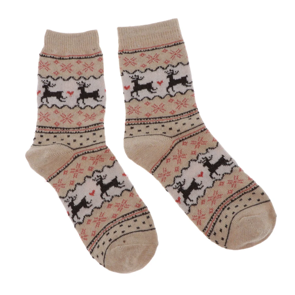 Mens Womens Christmas Socks Basketball Ankle Socks Cotton Running Hiking Compression Low Cut Thermal Compression Sock 