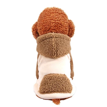 

Pet Warm Fleece Clothing Dogs Jumpsuit Hoodies Jacket Pet Supplies For Puppy Dogs Pet Outfit for Chihuahua Costumes XS-XL