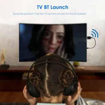 

BT 5.0 Wirelessly Receiver Audio Adapter Transmitter 3.5mm Music AUX Car Music AUX Car 3 IN 1 USB Bluetooh 5.0