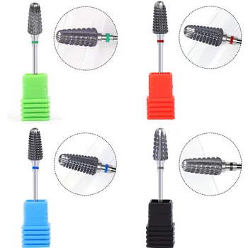 

4 Types Nano Tungsten Carbide Nail Drill Bit Manicure Ceramic Nail Drill Bits Clean Polish For Manicure Apparatus Accessories