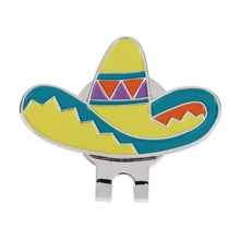 Зажим для шляпы для гольфа со съемным магнитным маркером для мяча для гольфа, аксессуар, разноцветный узор для шляпы