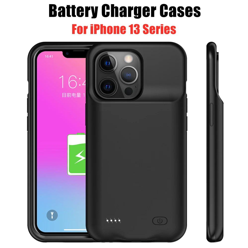 Demon Play Frons Populair Draagbare Oplader Batterij Cover Voor Iphone 13 Pro Max 13 Pro 13 Mini  Batterij Gevallen Externe Batterij Power Bank Opladen cover|Batterijlader  Hoesje| - AliExpress