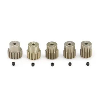 

SURPASS HOBBY 5Pcs 32DP 3.175mm 12T 13T 14T 15T 16T Metal Pinion Motor Gear Set for 1/10 RC Car Truck Brushed Brushless Motor