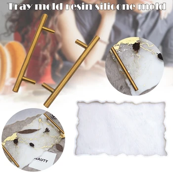

Large Silicone Tray Artist Mold Irregular Coasters Epoxy Resin Art Supplies Make Your Own Tray Epoxy Resin Molds L5