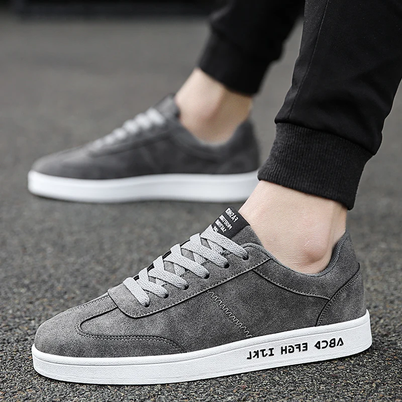 

men casual shoes wild Comfortable lace-up flats men's tide shoes