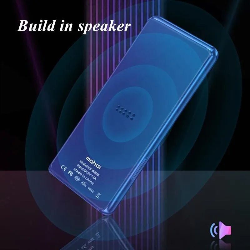 Mahdi M9 Bluetooth MP4 плеер с динамиком сенсорный экран 3,5 дюймов HD HIFI 8 Гб Музыка MP3 MP4 плеер Поддержка видео TF карта