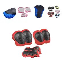 

6Pcs/Set Protective Gear High Quality Not Easy Deformed Adjustable for Cycling Knee Elbow Pads Protective Gear