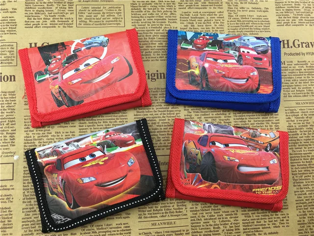 12PCS Disney Pixar Car Wallet Kids happy birthday Party gift Cute Giveaway Supply Decoration 3