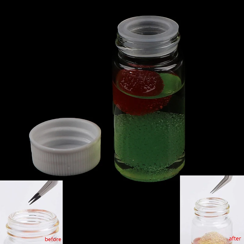 25ML Eyelash Extension Tweezers Cleaning Tools Cleaner And Sponge Ball