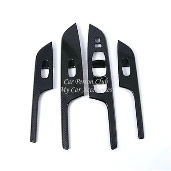 

Interior Door Window Glass Lift Control Switch Button Panel Cover Trim For Nissan Navara NP300 2017-2020 Car Styling Accessories