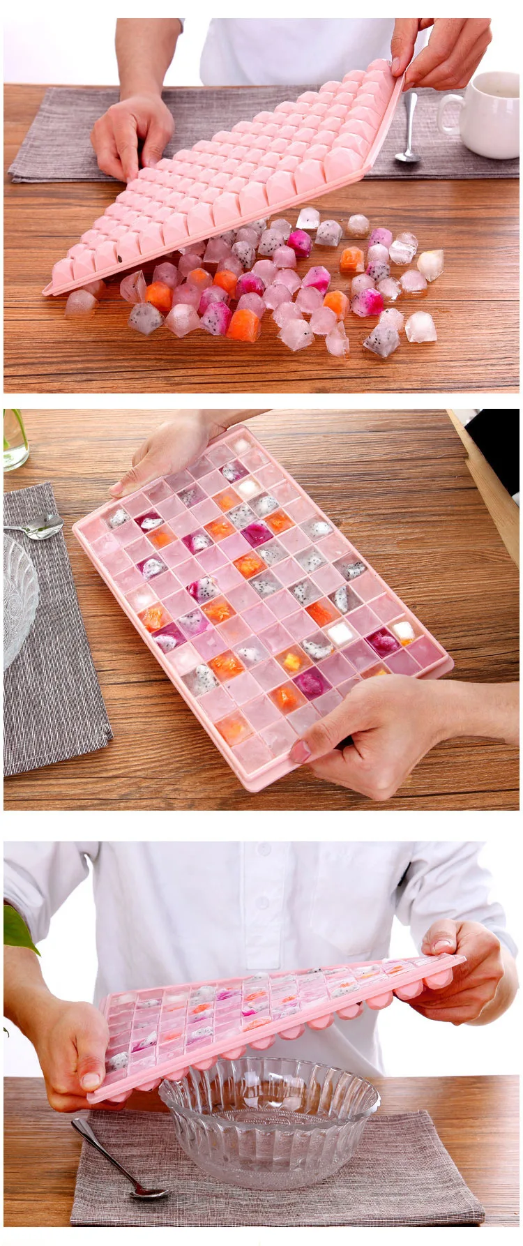 Moule,Moule à Glaçons En Forme De Boule De Couleur Noire, Pour Whisky, Accessoire De Haute