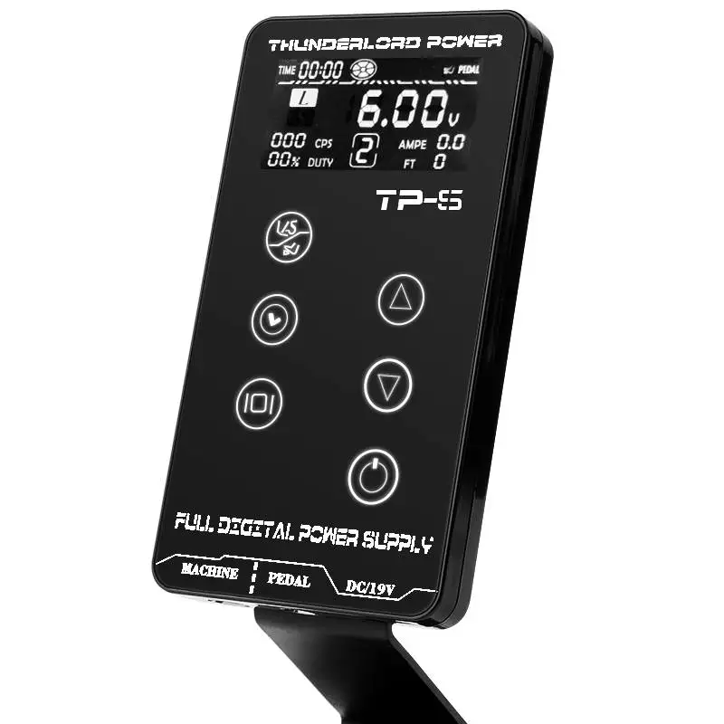 Professional Thunder TP-5 Digital Tattoo Power Supply LCD Touch