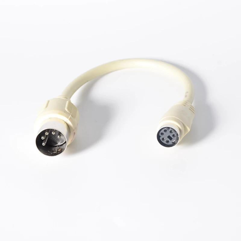 Кабель-адаптер для клавиатуры DIN5 at Male-Mini DIN6 PS/2 Female 6 Pin M/F ПК Linux | Электроника