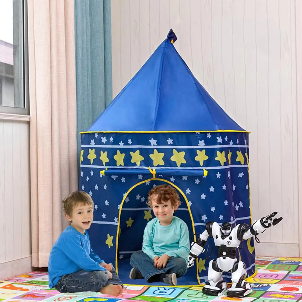 Замок принцессы Игровая палатка складной принц всплывающий игровой шатер домик игрушка для улицы детская палатка для детей Carpas Infantiles