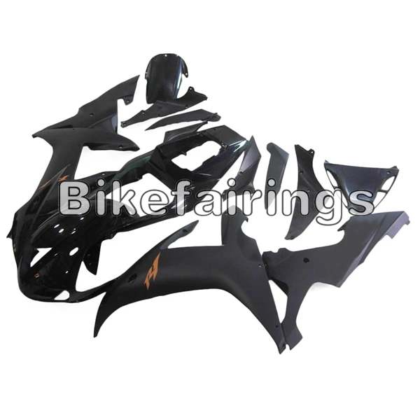ABS пластик полный комплект обтекателя Для Yamaha YZF1000 R1 2002 2003 YZF R1 02 03 впрыска мотоциклетный кузов матовый чистый черный обтекатель