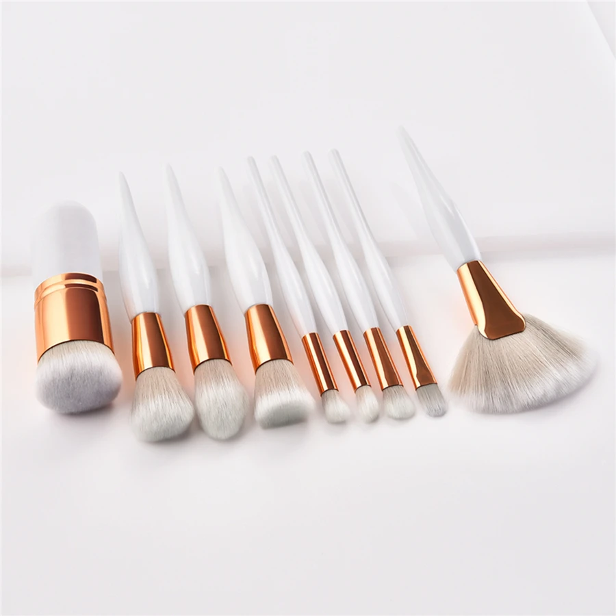 4/8 Pcs Makeup Brush Kit Soft Synthetic Hair Wood Handle Make Up Brushes Foundation Powder Blush Eyeshadow Cosmetic Makeup Tools